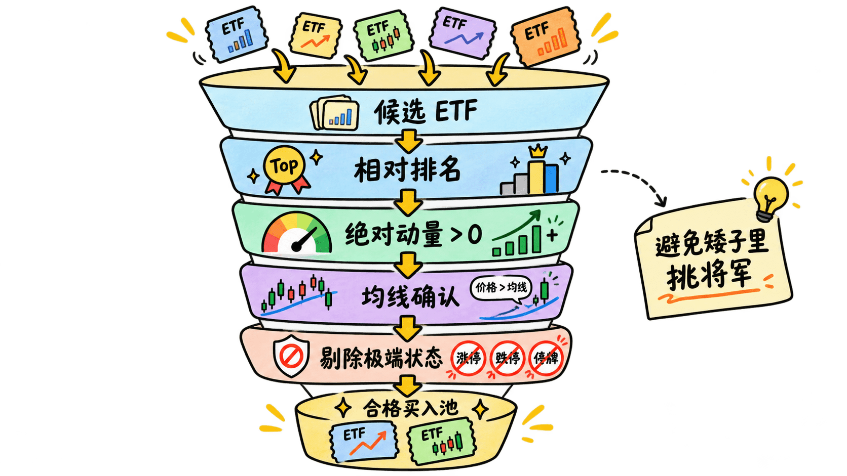 双动量设计中的四层过滤流程